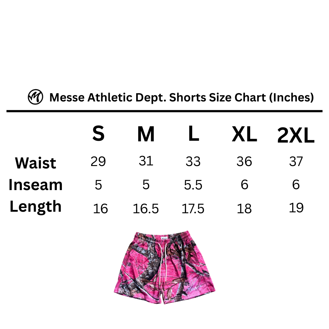 Pink Camo Mesh Shorts