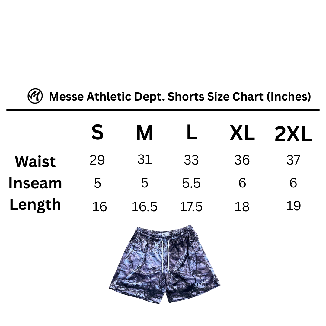 Grey Camo Mesh Shorts