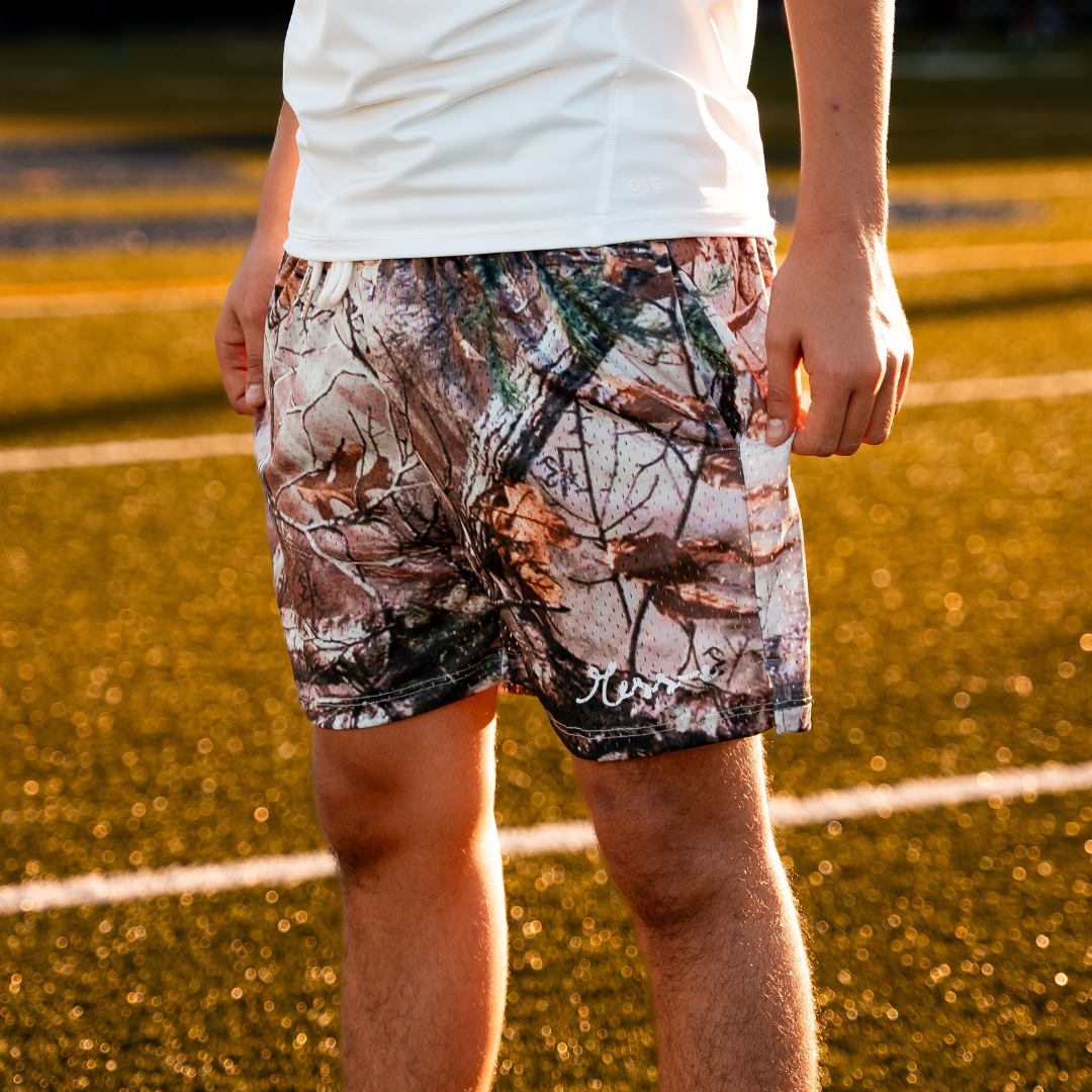 Camo Mesh Shorts